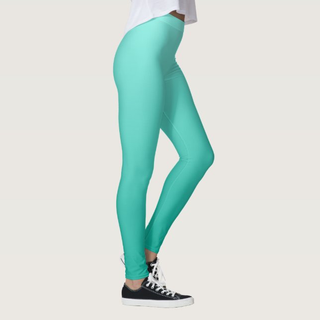 Leggings Leyendas de gradiente esmeralda (Derecha)