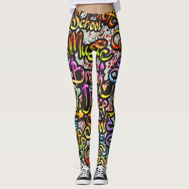 Leggings Leyendas de graffiti (Anverso)