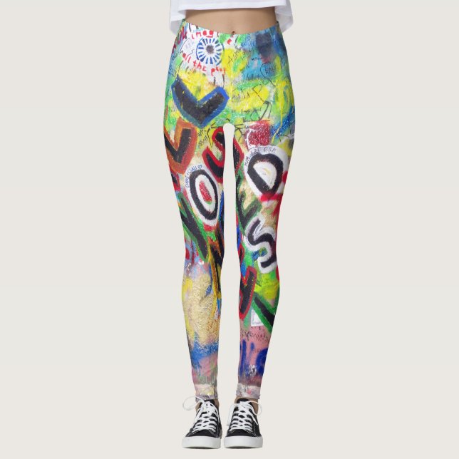 Leggings Leyendas de graffiti (Anverso)
