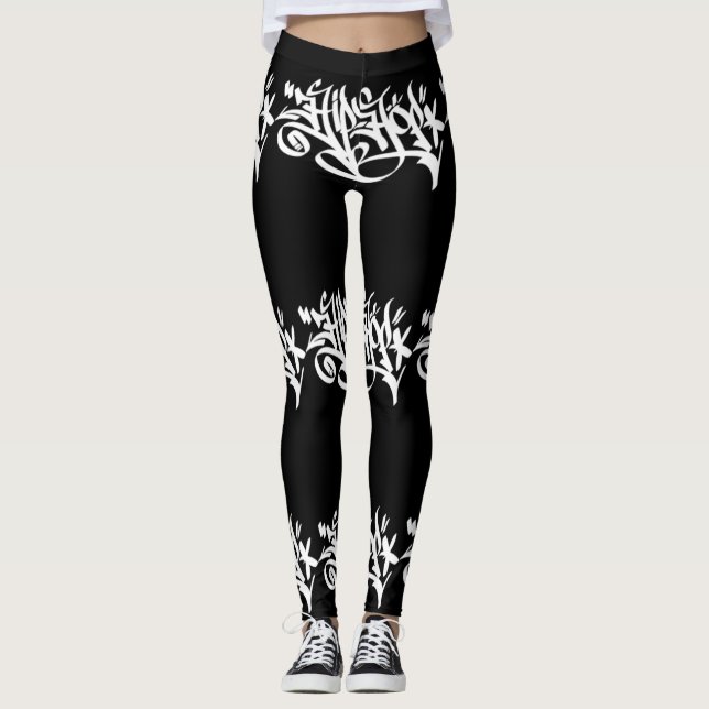 Leggings Leyendas de graffiti de hip hop (Anverso)