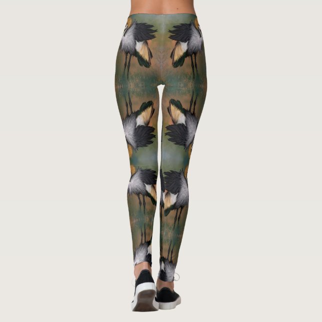 Leggings Leyendas de grana cruzada gris (Reverso)
