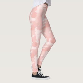 Leggings Leyendas de guerrero shero rosado - Uso de gimnasi