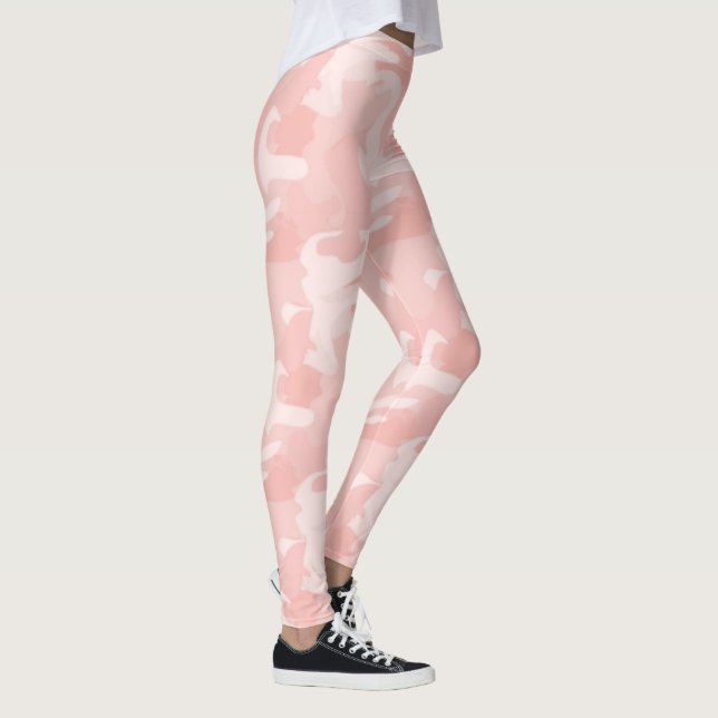 Leggings Leyendas de guerrero shero rosado - Uso de gimnasi (Derecha)
