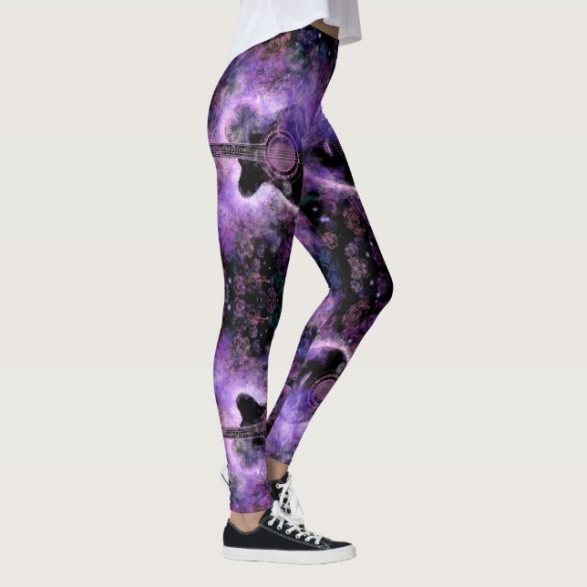 Leggings Leyendas de guitarra rock y Roll (Derecha)