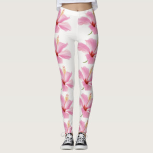 Leggings Leyendas de hibisco rosa