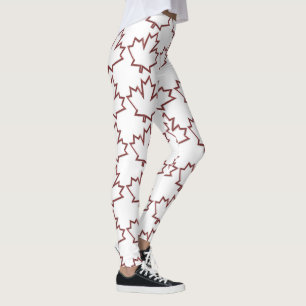 Leggings Leyendas de hojas de arce canadienses