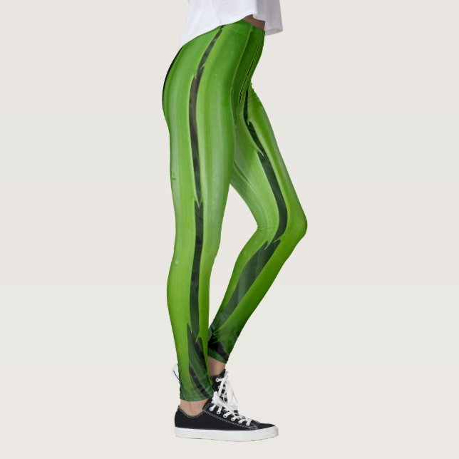 Leggings Leyendas de hojas verdes (Derecha)