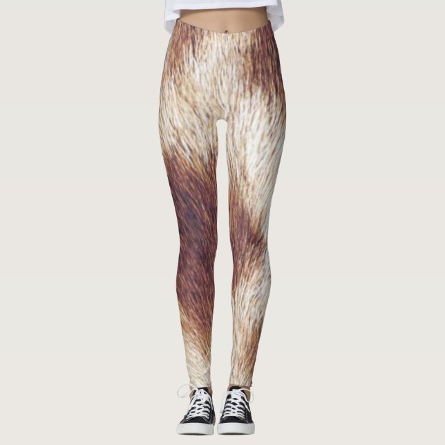 Leggings Leyendas de huellas de jirafas (Anverso)