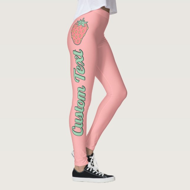 Leggings Leyendas de iconos de fresa (Derecha)