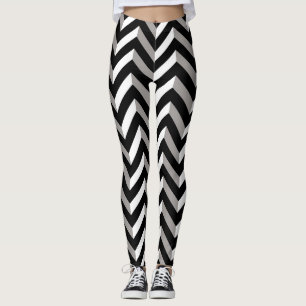 Leggings Leyendas de ilusión óptica geométrica de Chevrons