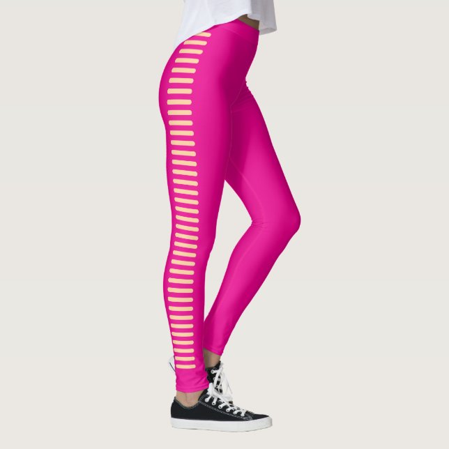 Leggings Leyendas de ilusión rosa caliente (Derecha)