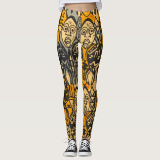Leggings Leyendas de impresión africanas