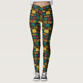 Leggings Leyendas de impresión africanas