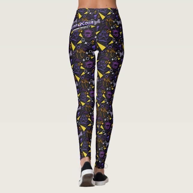 Leggings Leyendas de impresión de arcade de Mishka (Reverso)
