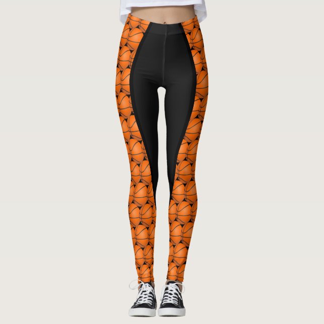 Leggings Leyendas de impresión de baloncesto (Anverso)