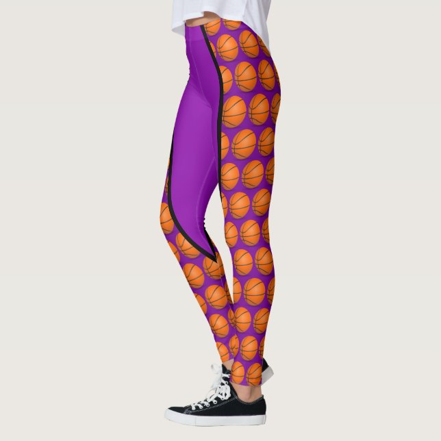 Leggings Leyendas de impresión de baloncesto (Izquierda)