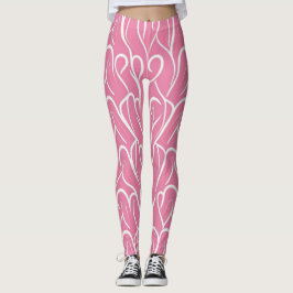 Leggings Leyendas de impresión de corazón