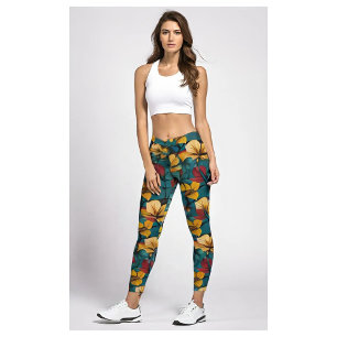 Leggings Leyendas de impresión de paraíso