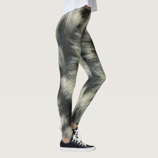 Leggings Leyendas de impresión de patrones de leopardo de n