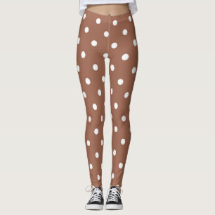 Leggings Leyendas de impresión de Polkadots