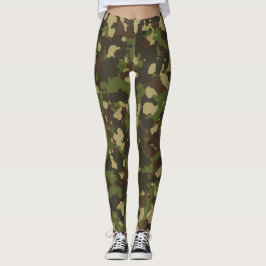 Leggings Leyendas de impresión del ejército