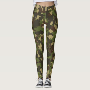 Leggings Leyendas de impresión del ejército