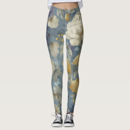 Leggings Leyendas de impresión floral