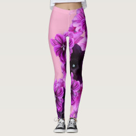 Leggings Leyendas de impresión floral - Ropa de activación