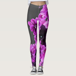 Leggings Leyendas de impresión floral - Ropa de activación