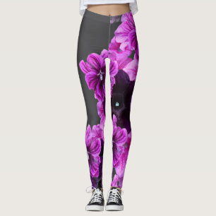 Leggings Leyendas de impresión floral - Ropa de activación