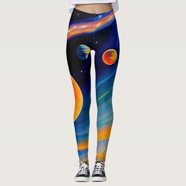 Leggings Leyendas de inspiración cósmica (Anverso)