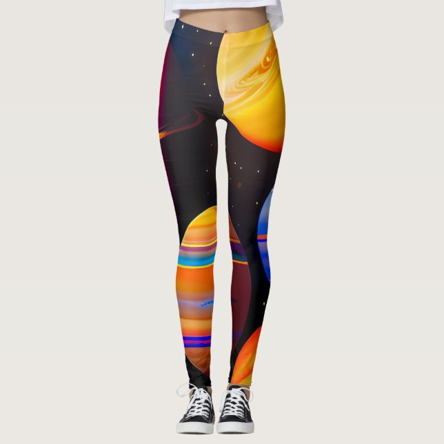 Leggings Leyendas de inspiración cósmica (Anverso)