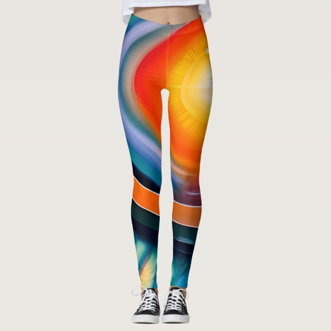 Leggings Leyendas de inspiración cósmica (Anverso)