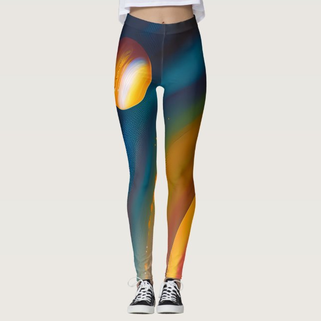 Leggings Leyendas de inspiración cósmica (Anverso)