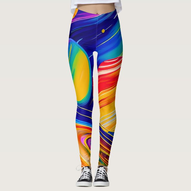 Leggings Leyendas de inspiración cósmica (Anverso)