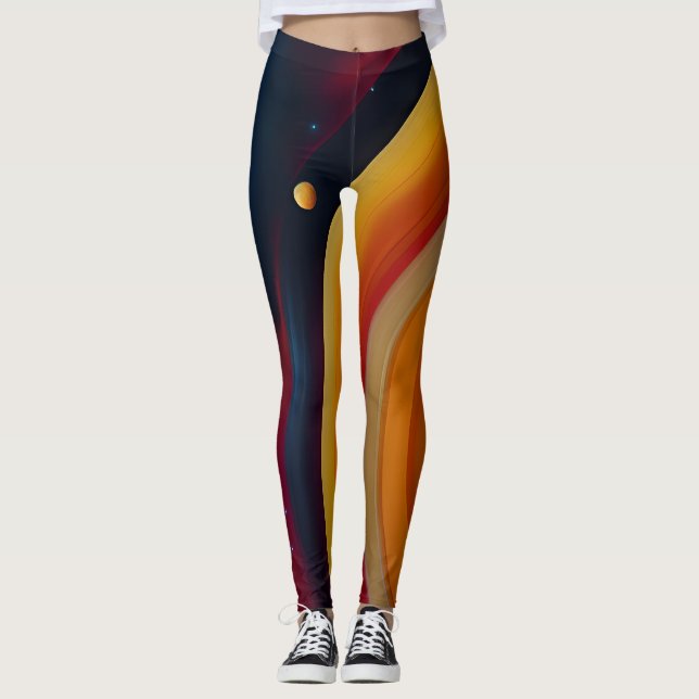 Leggings Leyendas de inspiración cósmica (Anverso)