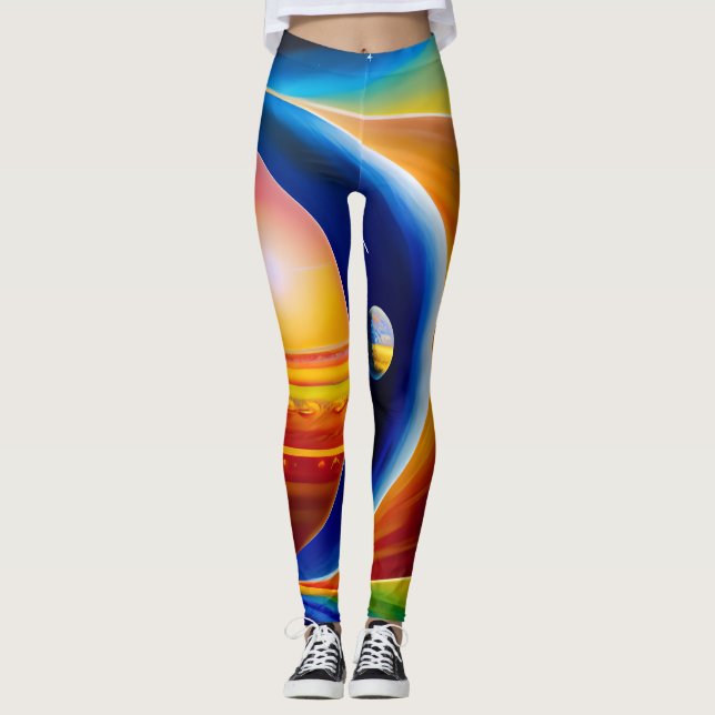 Leggings Leyendas de inspiración cósmica (Anverso)