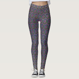 Leggings Leyendas de inspiraciones púrpura recortadas
