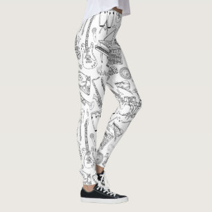 Leggings Leyendas de instrumentos musicales