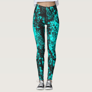 Leggings Leyendas de la bandeja de pincel de cian