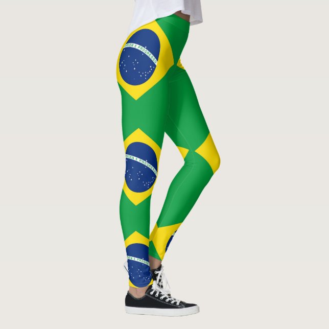 Leggings Leyendas de la bandera de Brasil (Derecha)
