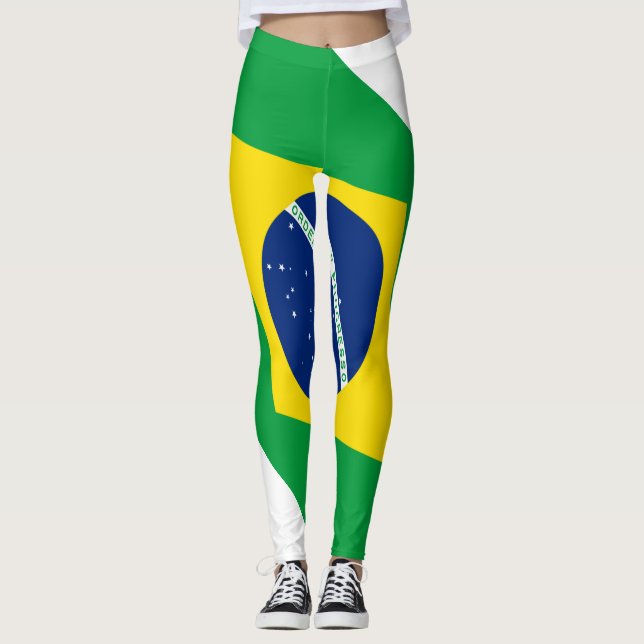 Leggings Leyendas de la bandera de Brasil (Anverso)