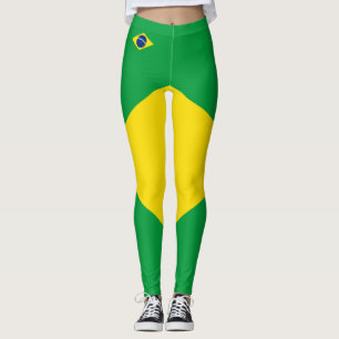 Leggings Leyendas de la bandera de Brasil