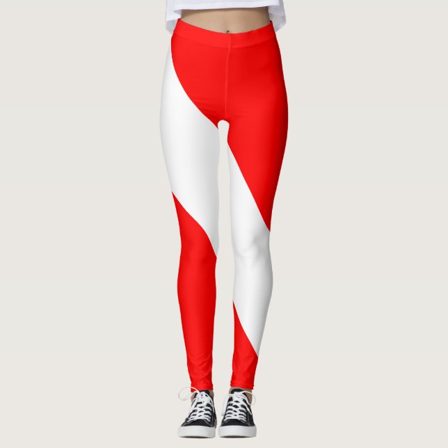Leggings Leyendas de la bandera de buceo (Anverso)