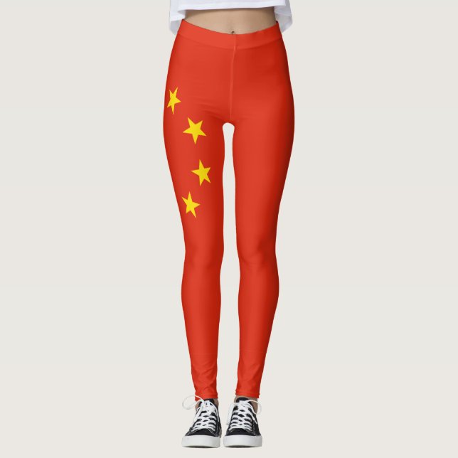 Leggings Leyendas de la bandera de China (Anverso)