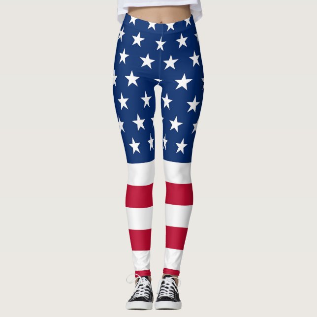 Leggings Leyendas de la bandera de Estados Unidos (Anverso)