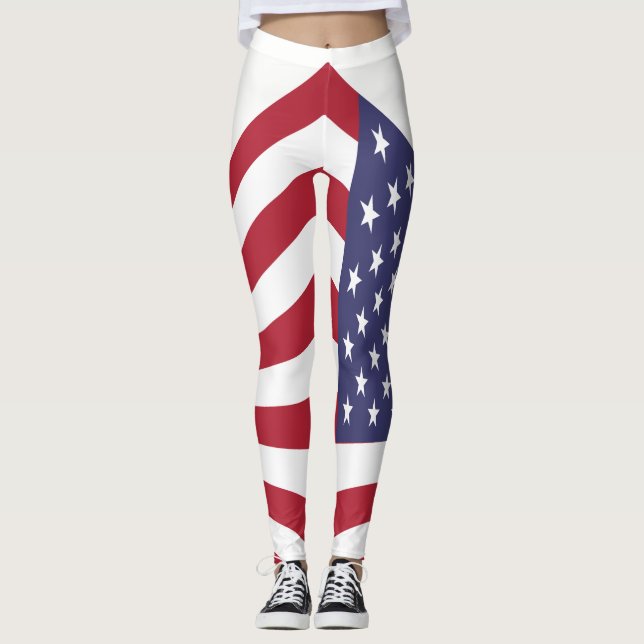 Leggings Leyendas de la bandera de Estados Unidos (Anverso)