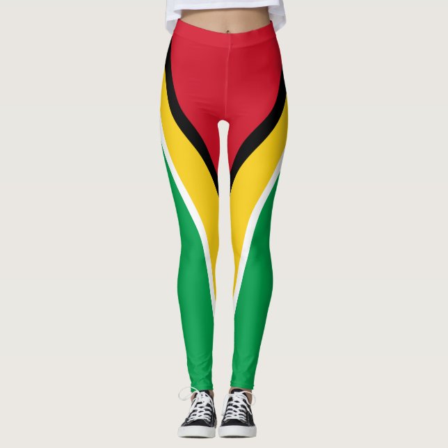 Leggings Leyendas de la bandera de Guyana  (Anverso)