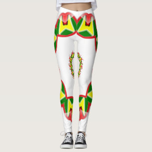 Leggings Leyendas de la bandera de Guyana