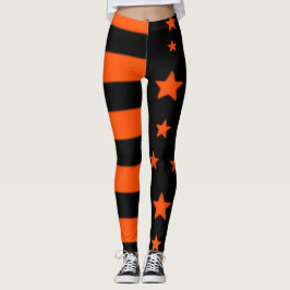 Leggings Leyendas de la bandera de Halloween de Estados Uni